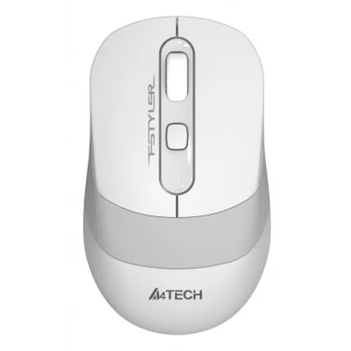 Мышь A4Tech Fstyler FG10S белый/серый оптическая (2000dpi) silent беспроводная USB для ноутбука (4but) Мышь A4Tech Fstyler FG10S белый/серый оптическая (2000dpi) silent беспроводная USB для ноутбука (4but)